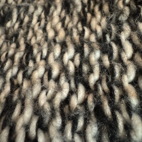 Bethany Mota Black and White Knit long open cardigan Sweater small petite women - Picture 4 of 4